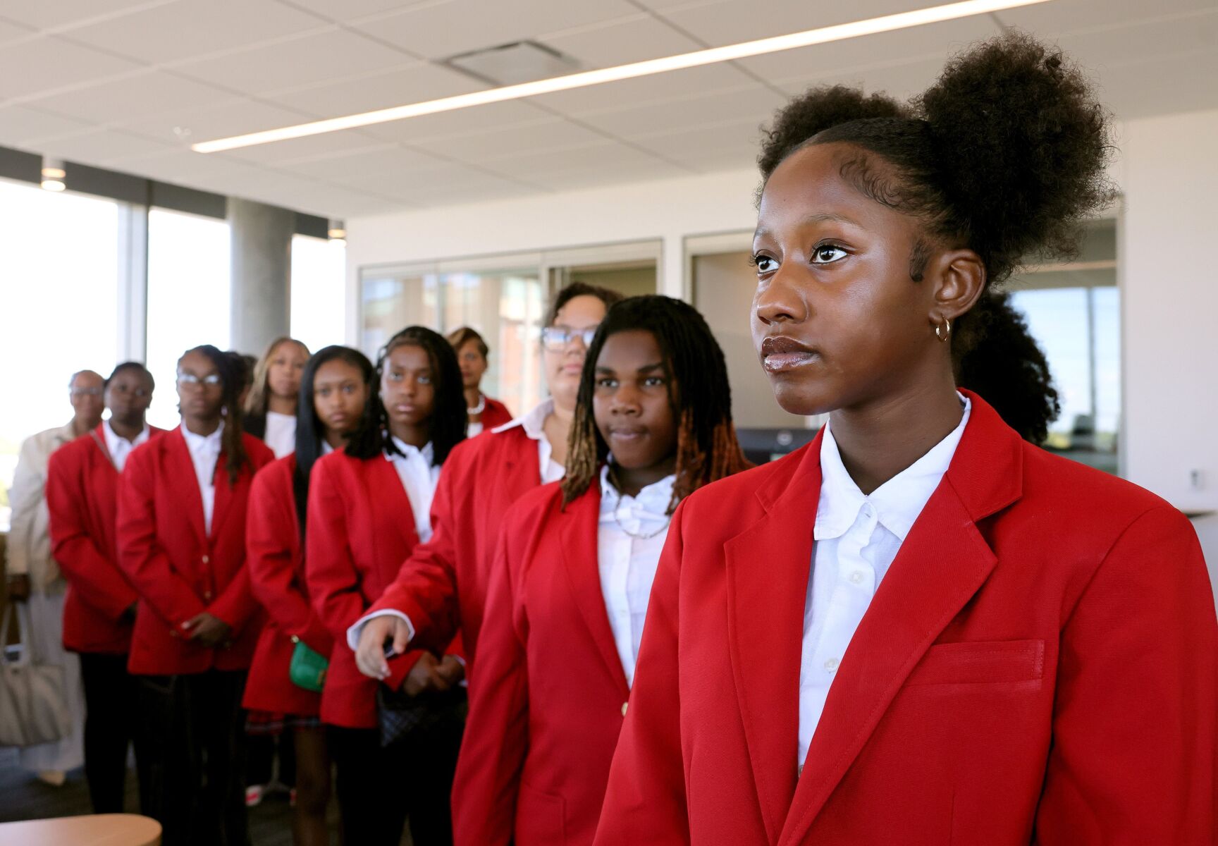 Girls Inc. visits First Bank